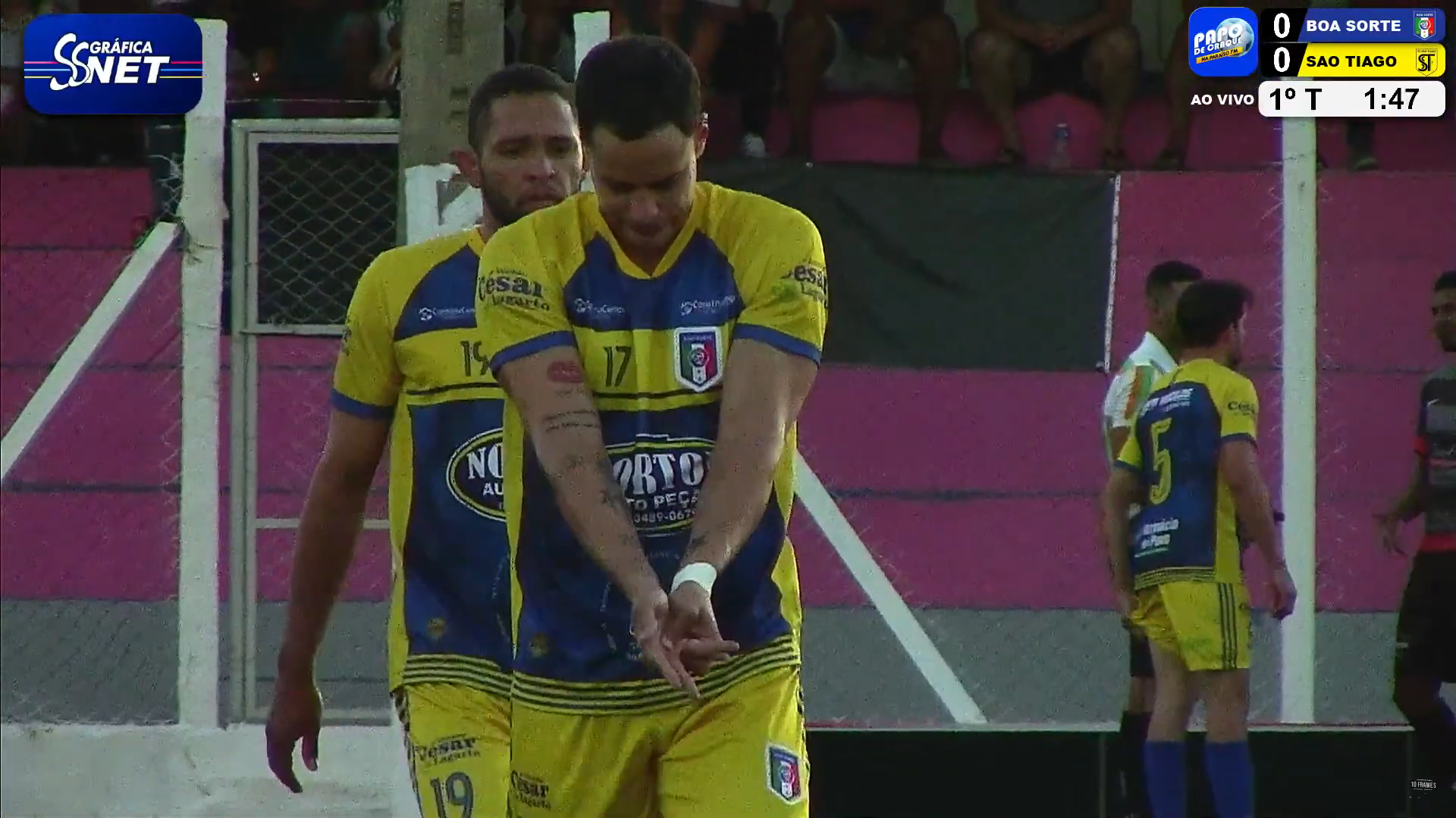 Marcus Bastos, “Pitbull”, sofre lesão no dedo e Charles tem estiramento na coxa.