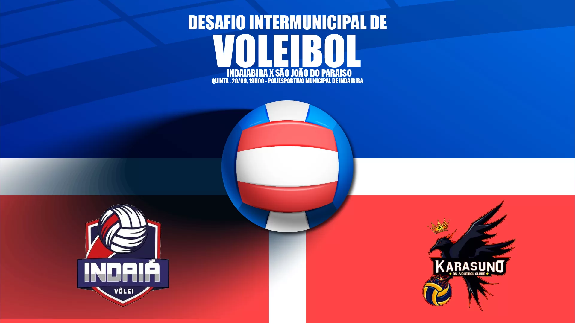 Indaiabira X Boa Sorte/São João do Paraíso, agora é desafio no vôlei