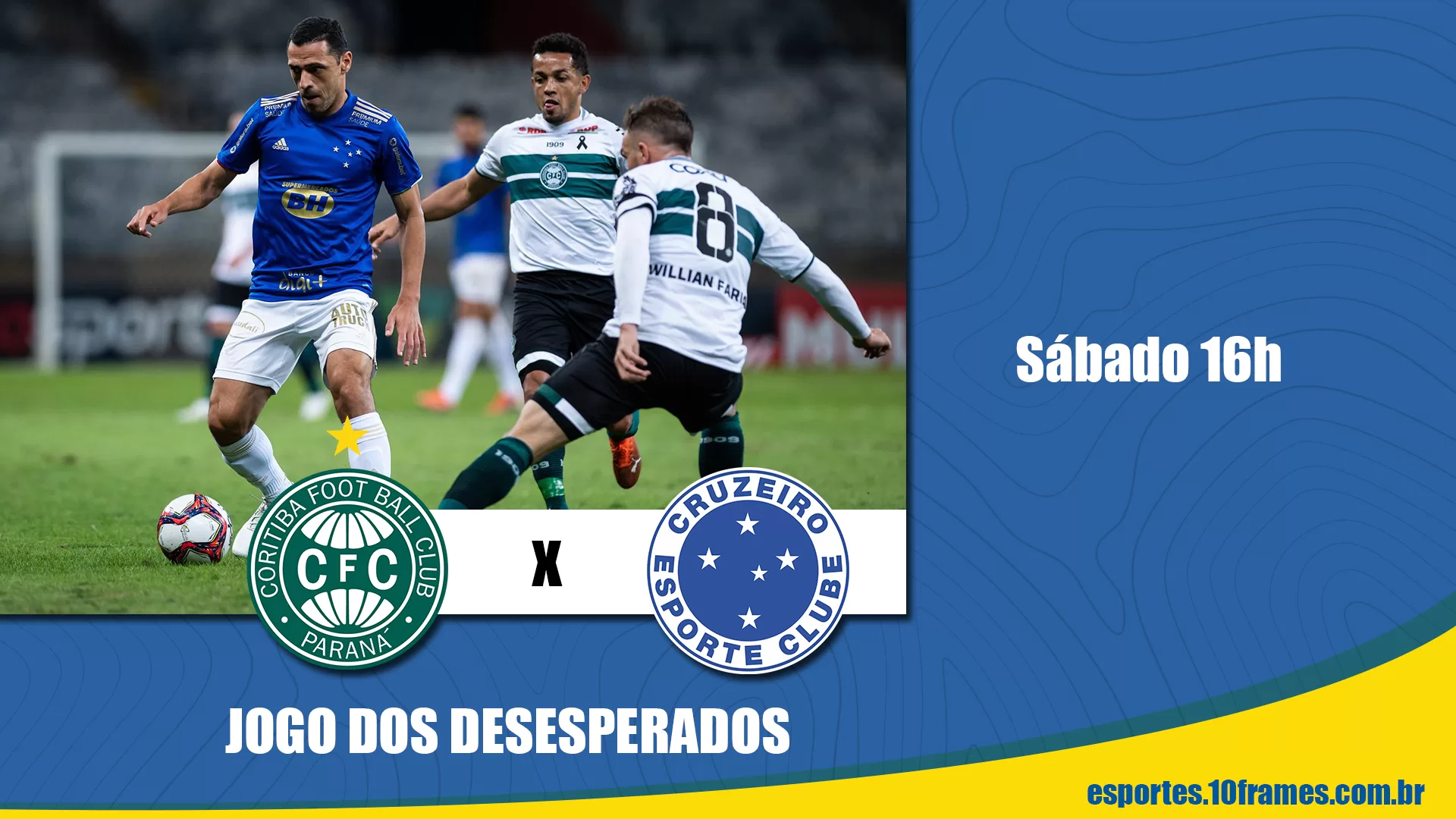 Cruzeiro encara o Coritiba no jogo dos desesperados!