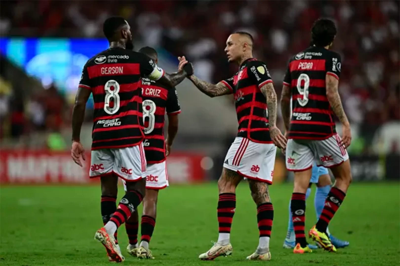 flamengo bolivar gerson e everton cebolinha libertadores