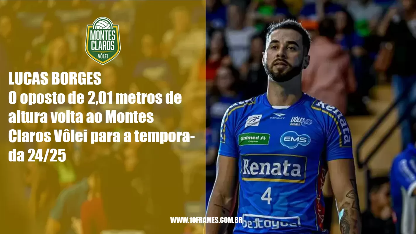 Montes Claros vôlei contrata Lucas Borges