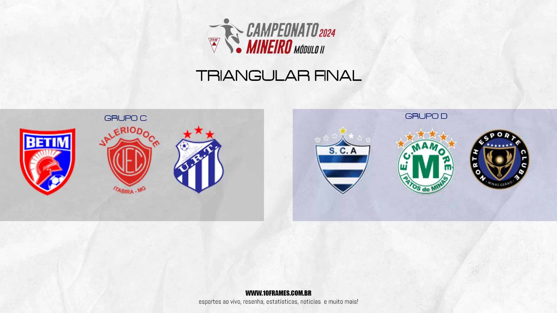 FMF divulga tabela do triangular final do Campeonato Mineiro Módulo 2