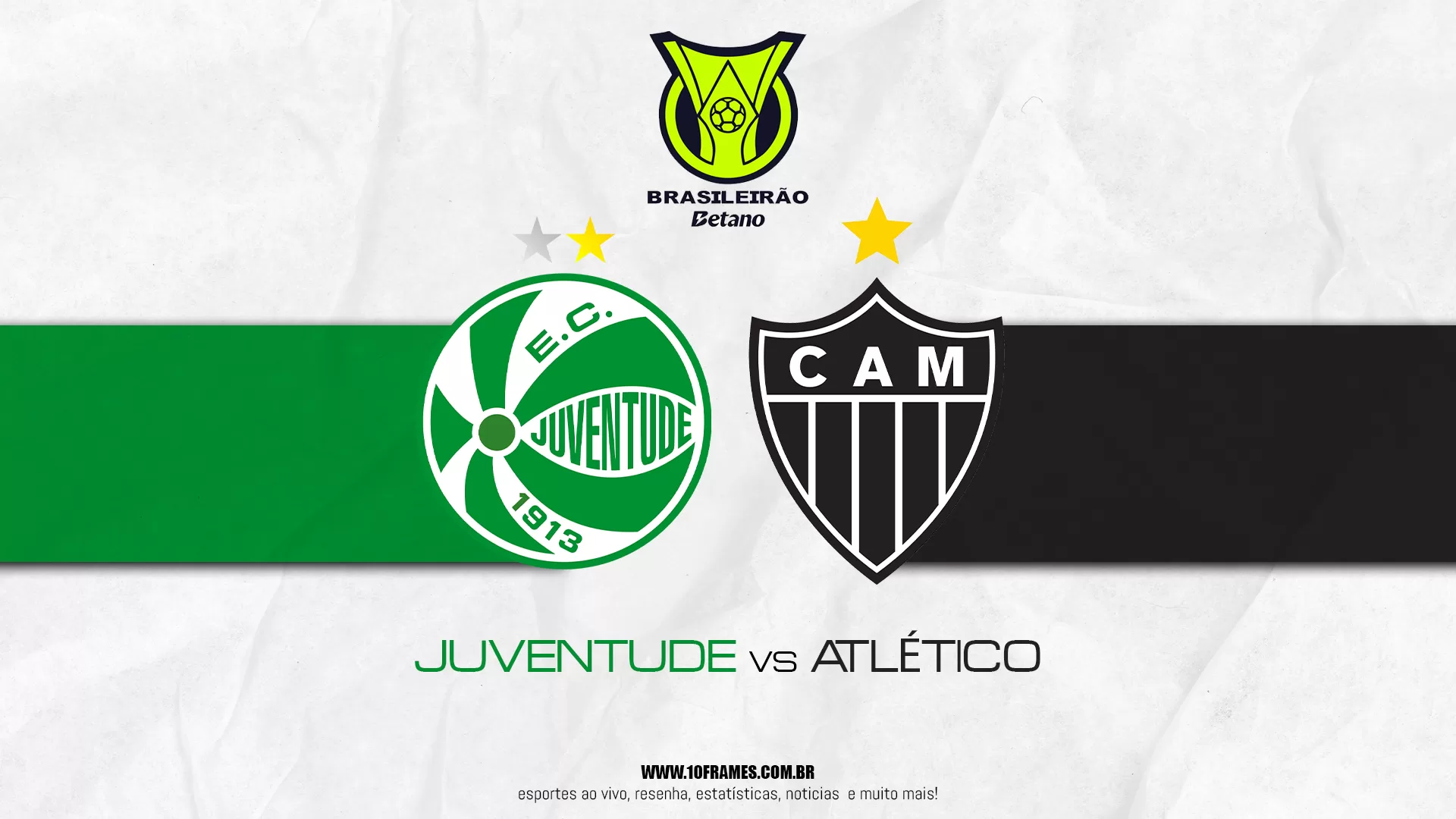 Juventude X Atlético MG onde assistir ao vivo, horário e escalações do jogo do Brasileirão