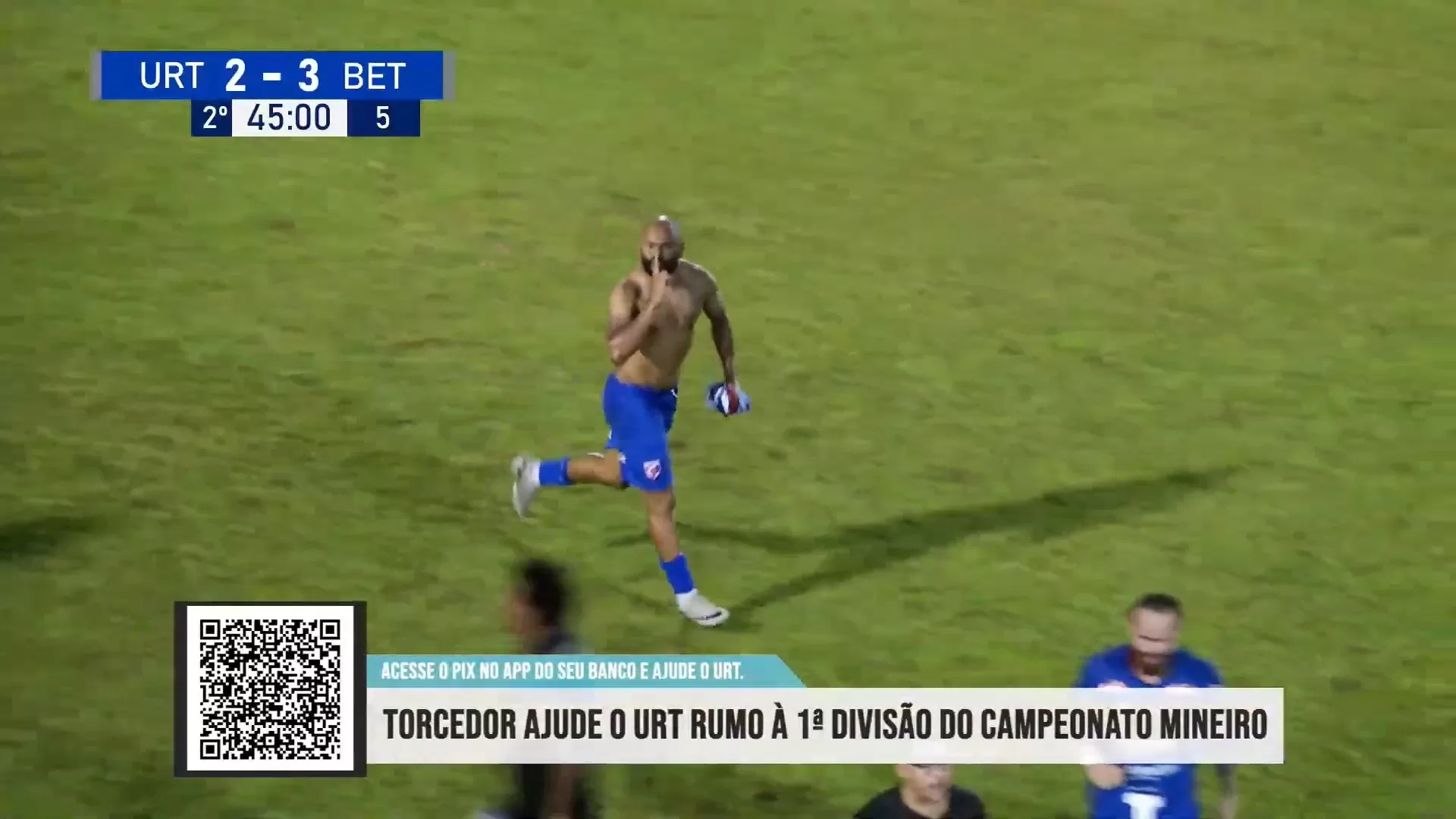 Heróico, Betim vira sobre URT com gol nos acréscimos.