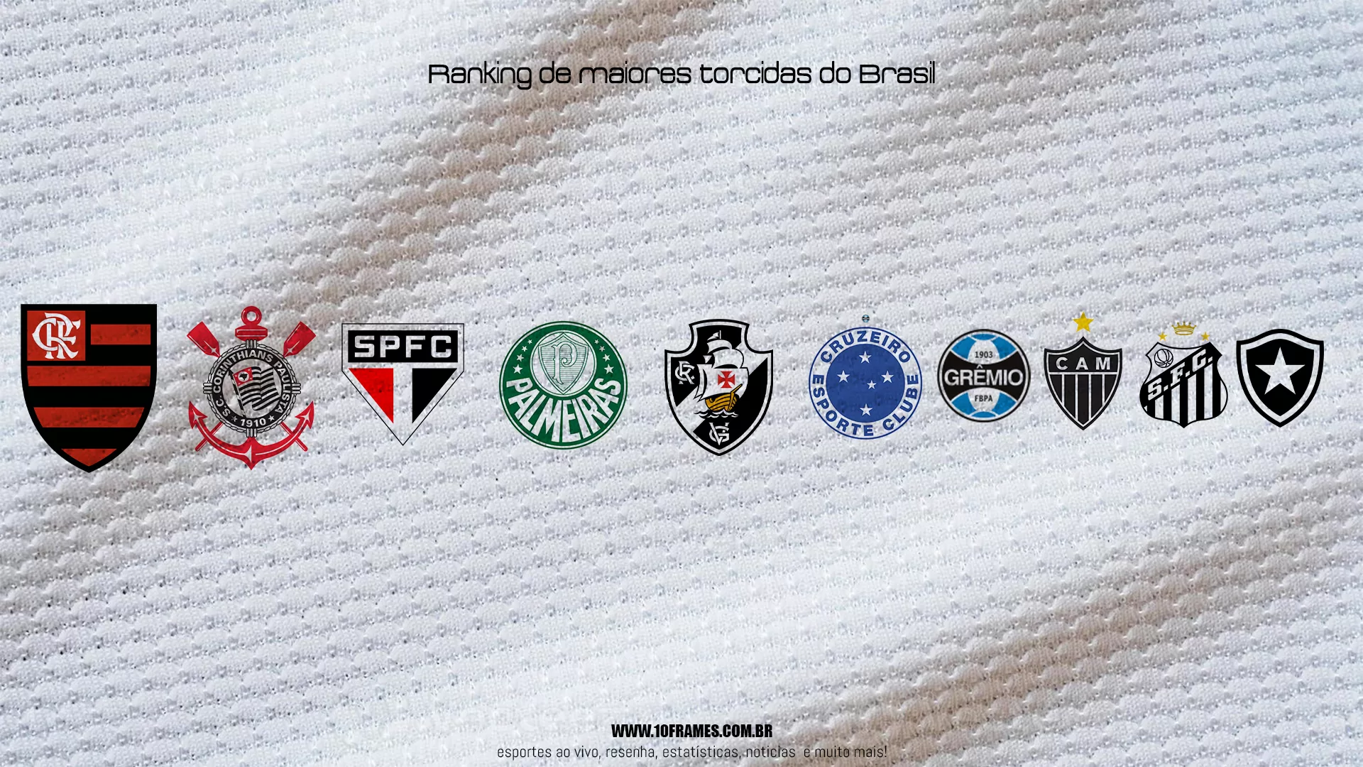 Nova Pesquisa Aponta Cruzeiro como 6ª Maior Torcida do Brasil e a Maior Fora de SP e RJ