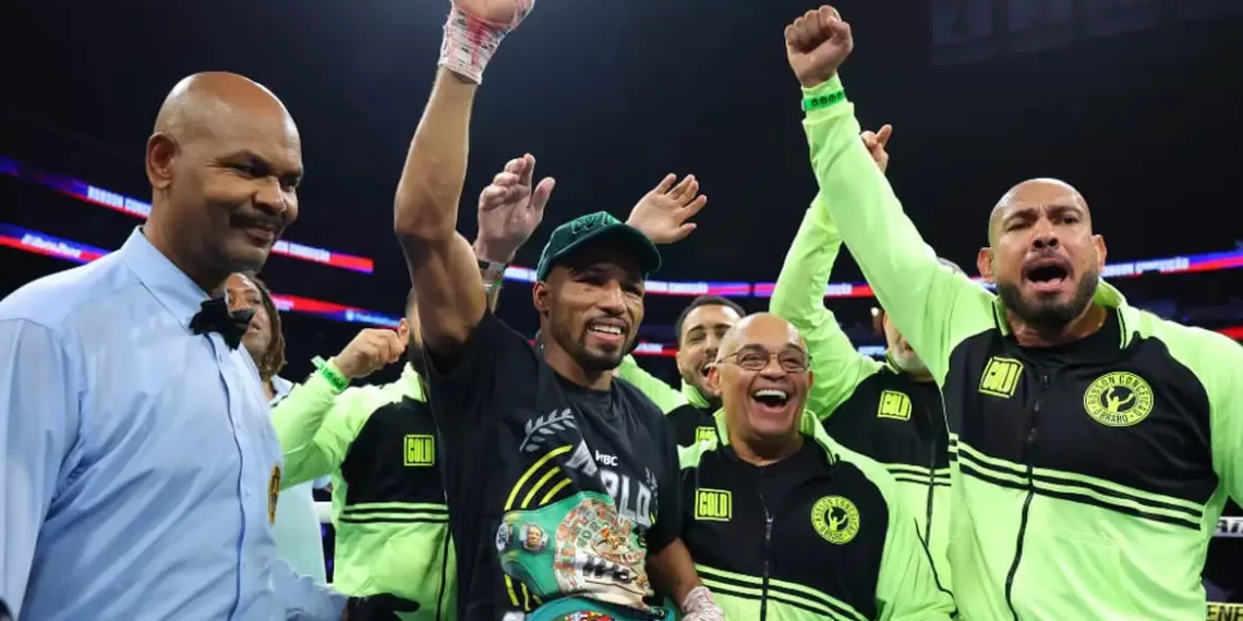 Robson Conceição é campeão mundial no boxe profissional nos EUA