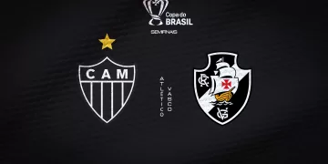 Atlético MG X Vasco, semifinais da Copa do Brasil: jogo de ida, onde assistir ao vivo, destaques e escalações do jogo