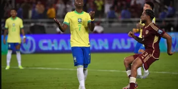 Vinicius Júnior perde pênalti e Brasil tropeça.