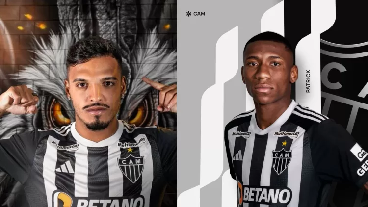 Gabriel Menino e Patrick são os primeiros reforços do Atlético Mineiro para 2024