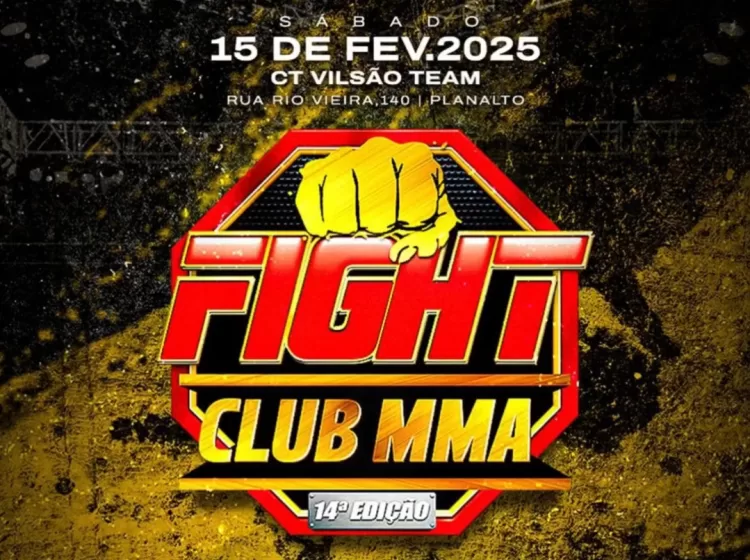 FightClub MMA 14ª está com inscrições abertas em Montes Claros