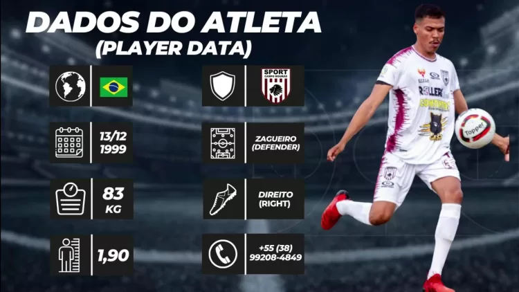 Carlos Sena “Joan”, 17 jogos no profissional, revelação do esporte do Alto Rio Pardo em 2024