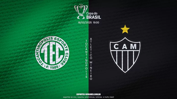 Atlético Mineiro x Tocantinópolis, Copa do Brasil, onde assistir, data, hora e prováveis escalações.