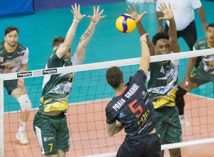 Montes Claros Vôlei domina o Praia Grande e se consolida na segunda colocação da Superliga B