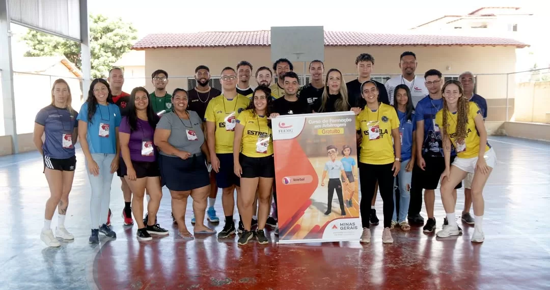 FEEMG e Prefeitura de Salinas formam novos árbitros e vôlei e handebol