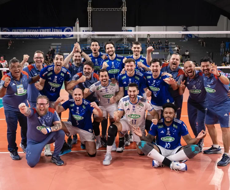 Sada Cruzeiro Mantém Hegemonia e Conquista o Sul-Americano de Vôlei pela Nona Vez Consecutiva