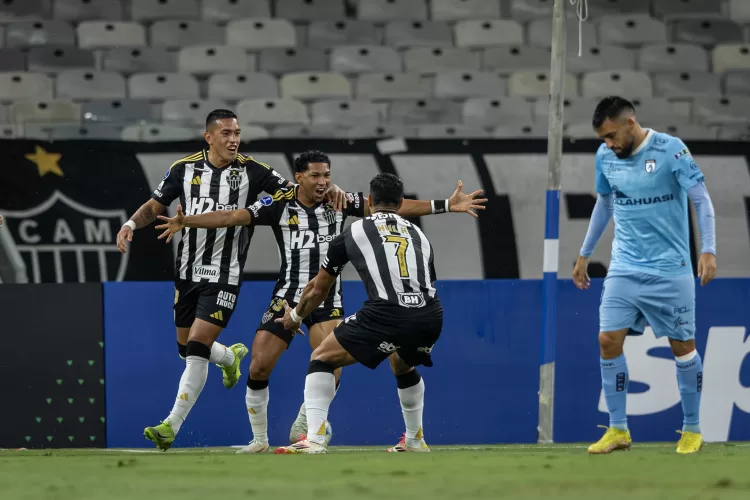 Atlético-MG atropela o Iquique e assume ponta do Grupo H na Sul-Americana