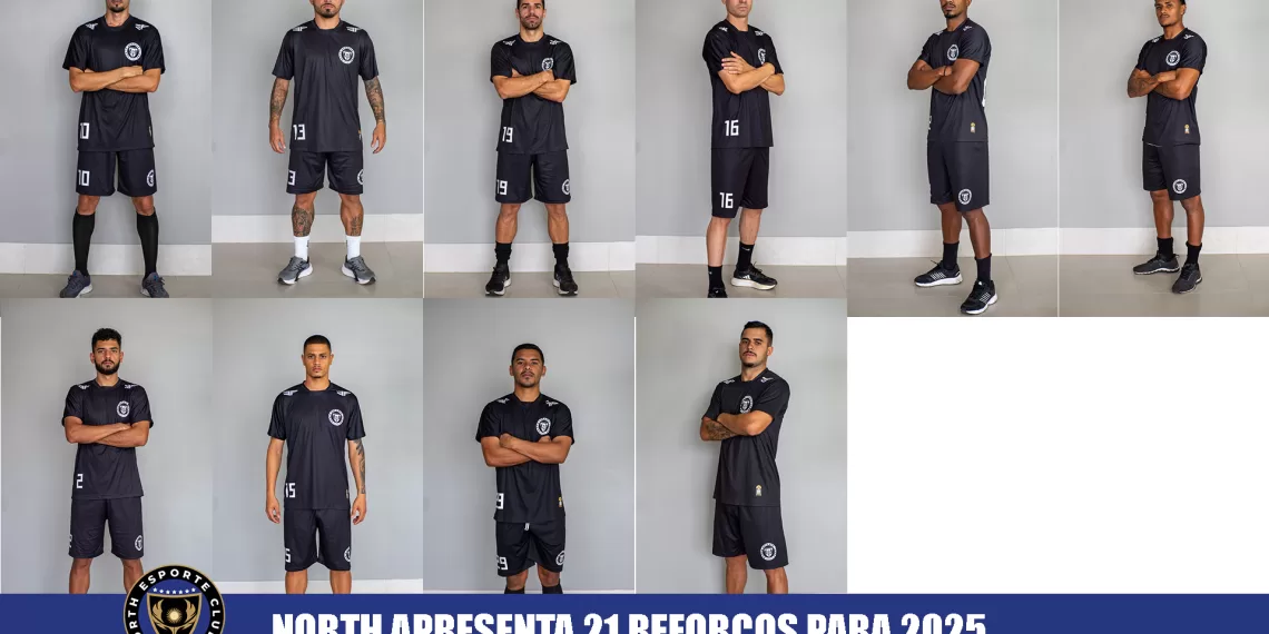 North apresenta mais 21 reforços para montagem do elenco que disputará o Mineiro Módulo 2