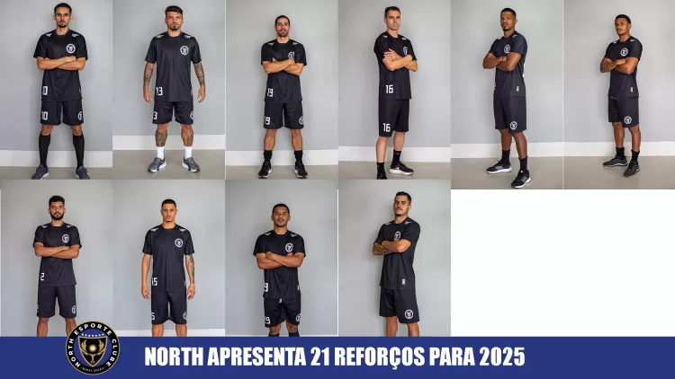 North apresenta mais 21 reforços para montagem do elenco que disputará o Mineiro Módulo 2