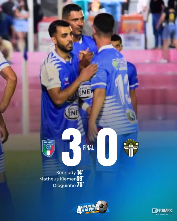 Boa Sorte estreia com vitória segura sobre o Sacolão Morada do Sol na 4ª Copa Paraíso