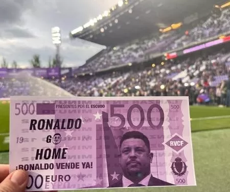 Ronaldo Fenômeno vende Real Valladolid para fundo americano após rebaixamento na LaLiga