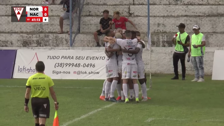 North vira no apagar das luzes, vence o Nacional de Muriaé por 4 a 3 e assume liderança do Grupo B