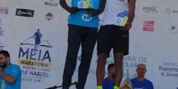 Giovani dos Santos e Kleidiane Barbosa vencem a Meia Maratona José Nardel 2025 em Montes Claros