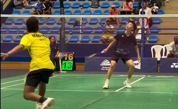 O montesclarense João Pedro Marques avança às quartas de final do Pan-Americano Sub-17 de Badminton