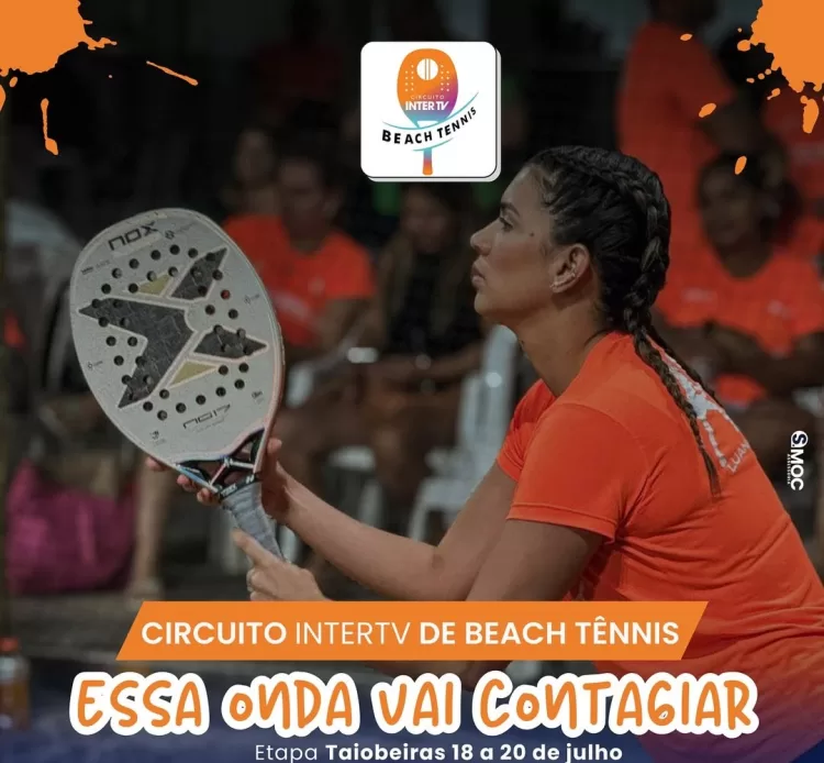 Último dia para garantir vaga na etapa Taiobeiras do Circuito InterTV de Beach Tennis