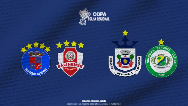 Taiobeiras, Salinas, Rio Pardo e Ninheira: Definidos os semifinalistas da Copa Folha Regional 2025