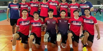 Montes Claros Vôlei/Colégio Batista está entre os 4 melhores da Etapa Estadual do JEMG, e vai disputar o bronze sábado as 10