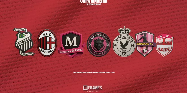 Copa Ninheira de Futsal Feminino dá a largada neste domingo, 31 de agosto.