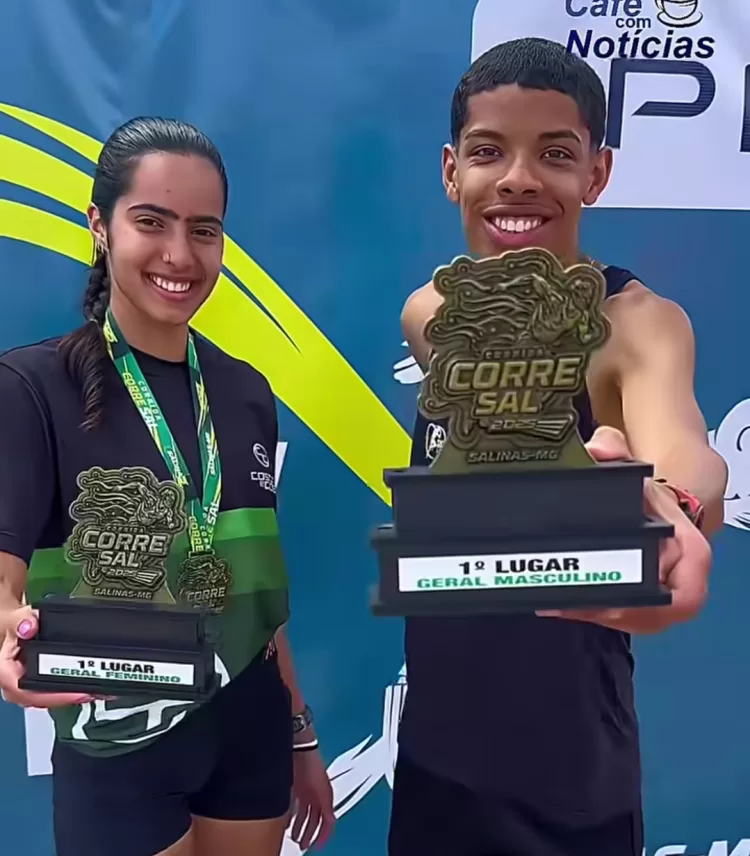 Felipe Gabriel de Coração Jesus vence a Corrida Corre Sal de 7km em Salinas 2025