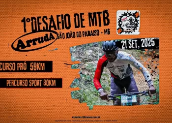 São João do Paraíso sediará o primeiro desafio Arruda Alimentos de Mountain Bike de 59km