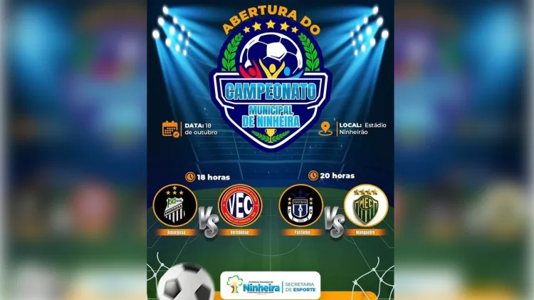 Campeonato Municipal de Ninheira 2025 Começa Neste Sábado com Grandes Expectativas