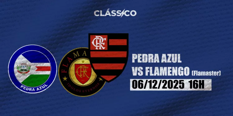 Pedra Azul recebe duelo histórico com estrelas do Flamengo Master neste sábado, com cobertura do Canal 10frames.