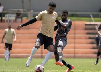 O atacante Tiago Marques foi um dos destaques do jogo-treino do North contra o Itabirito - foto Léo Rodrigues