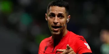 Rodrigo Pereira será o árbitro do jogo - Foto César Greco Palmeiras