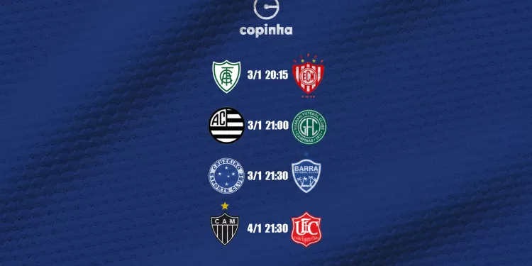 Clubes mineiros estreiam na Copinha neste fim de semana; confira horários e onde assistir