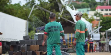 Fortes chuvas provocam danos pontuais no Estádio Juvêncio Soares, mas jogos do North não correm risco