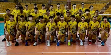 Equipe de juniores do Montes Claros Volei em atividade no inicio de 2026 - Foto Gian Marlon