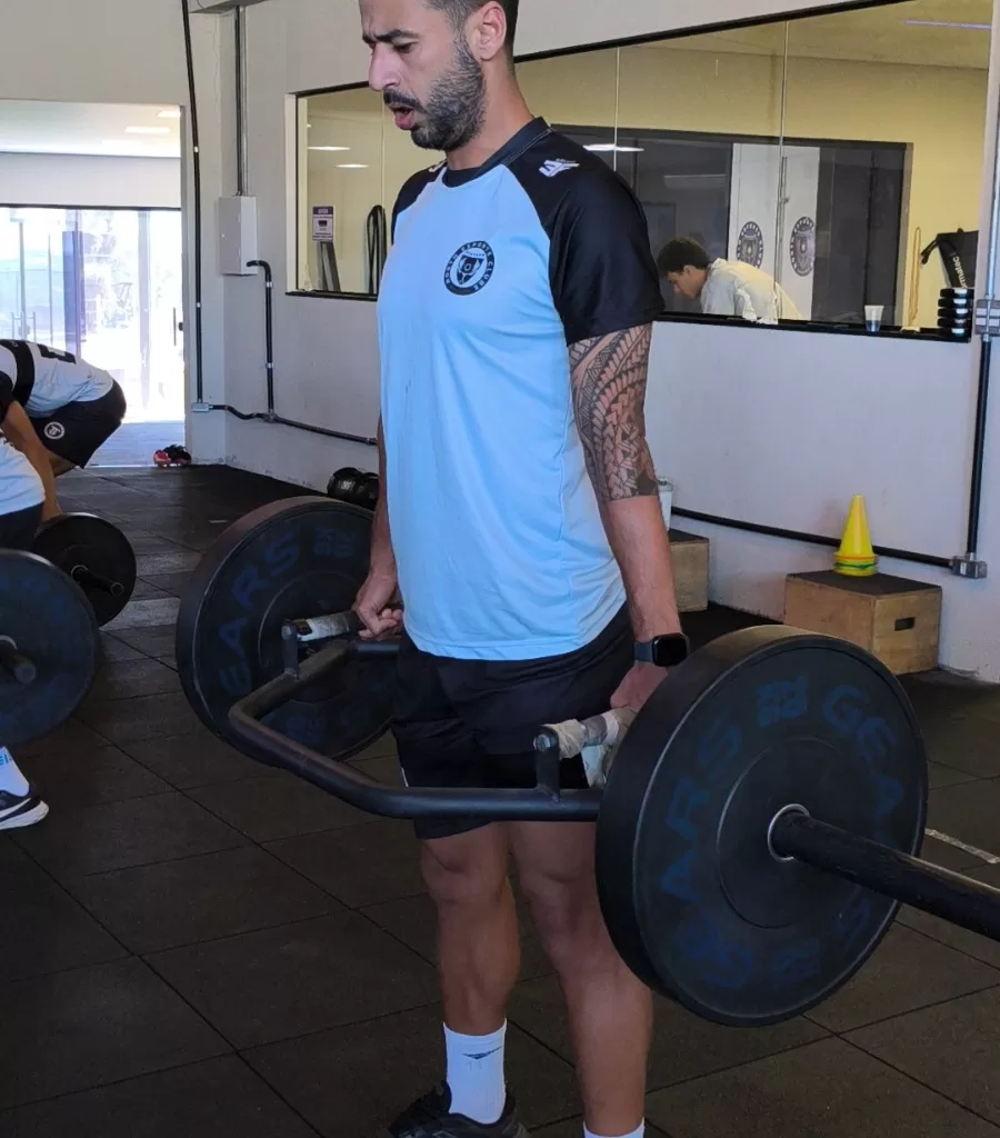 Guilherme Camacho faz treinamento físico em 20-02-26 - Foto ASCOM NORTH