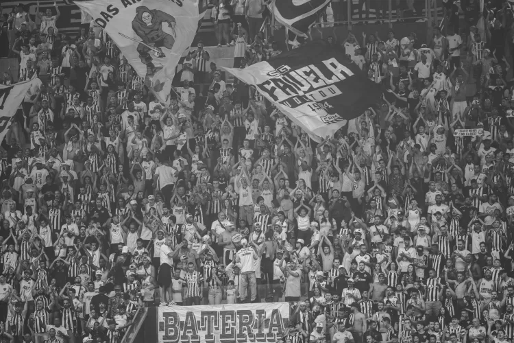 Torcida do Atlético durante jogo Atlético 2x2 Remo - Foto Pedro Souza - Atlético