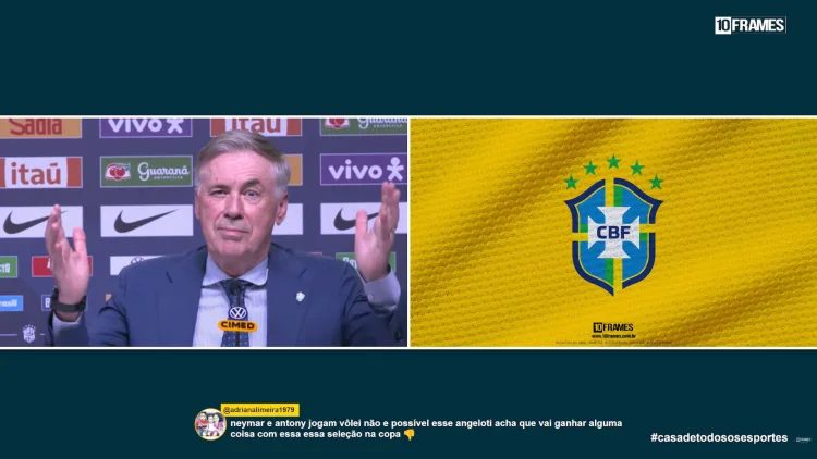 Ancelotti convoca Seleção Brasileira com novidades para amistosos contra França e Croácia