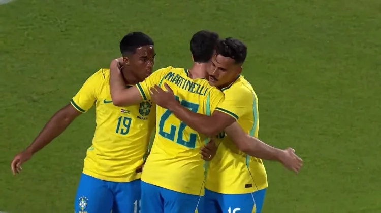 Endrick decide, Brasil vence Croácia, em amistoso na reta final antes da convocação para a Copa