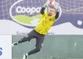 Rafael Pin goleiro do North em treinamento com bola - Foto JR Assessoria