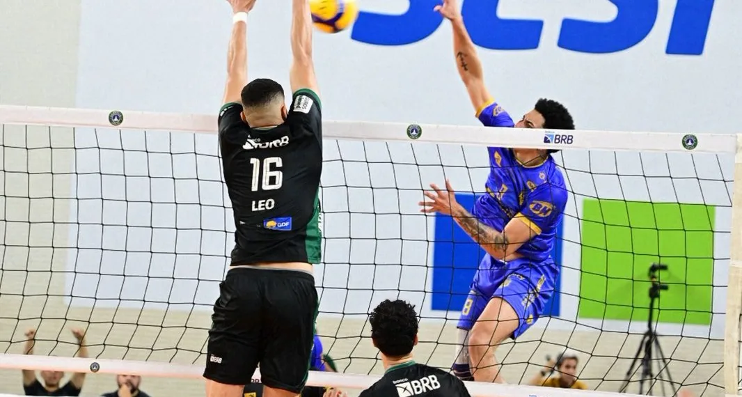 Montes Claros Vôlei sofre virada dramática para o Brasília na primeira partida das semifinais