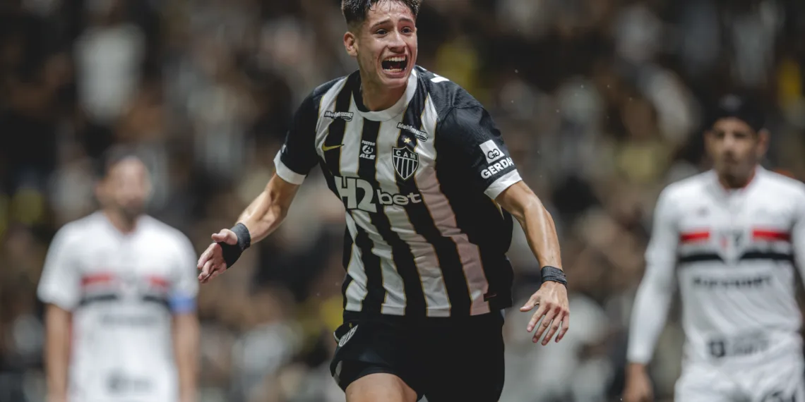 Iván Román o primeiro gol com a Camisa do Galo, Atlético-MG vence o São Paulo e muda cenário do Brasileirão