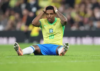 Rodrygo pela Seleção Brasileira - Foto Harry Murphy