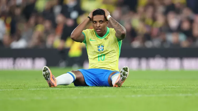 Rodrygo pela Seleção Brasileira - Foto Harry Murphy