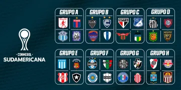 Conmebol define grupos da Sul-Americana 2026; Brasil terá sete representantes na disputa